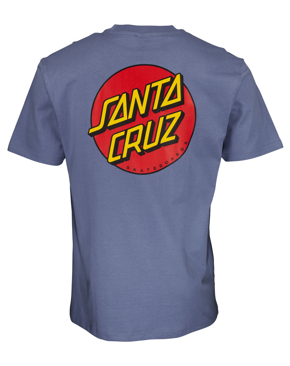 Santa Cruz Classic Dot Chest Camiseta para Hombre Washed Navy