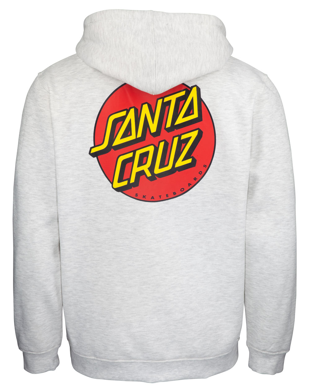 Great accurately Incompetence Santa Cruz Men's Full Zip Hoodie Classic Dot Athletic Heather
