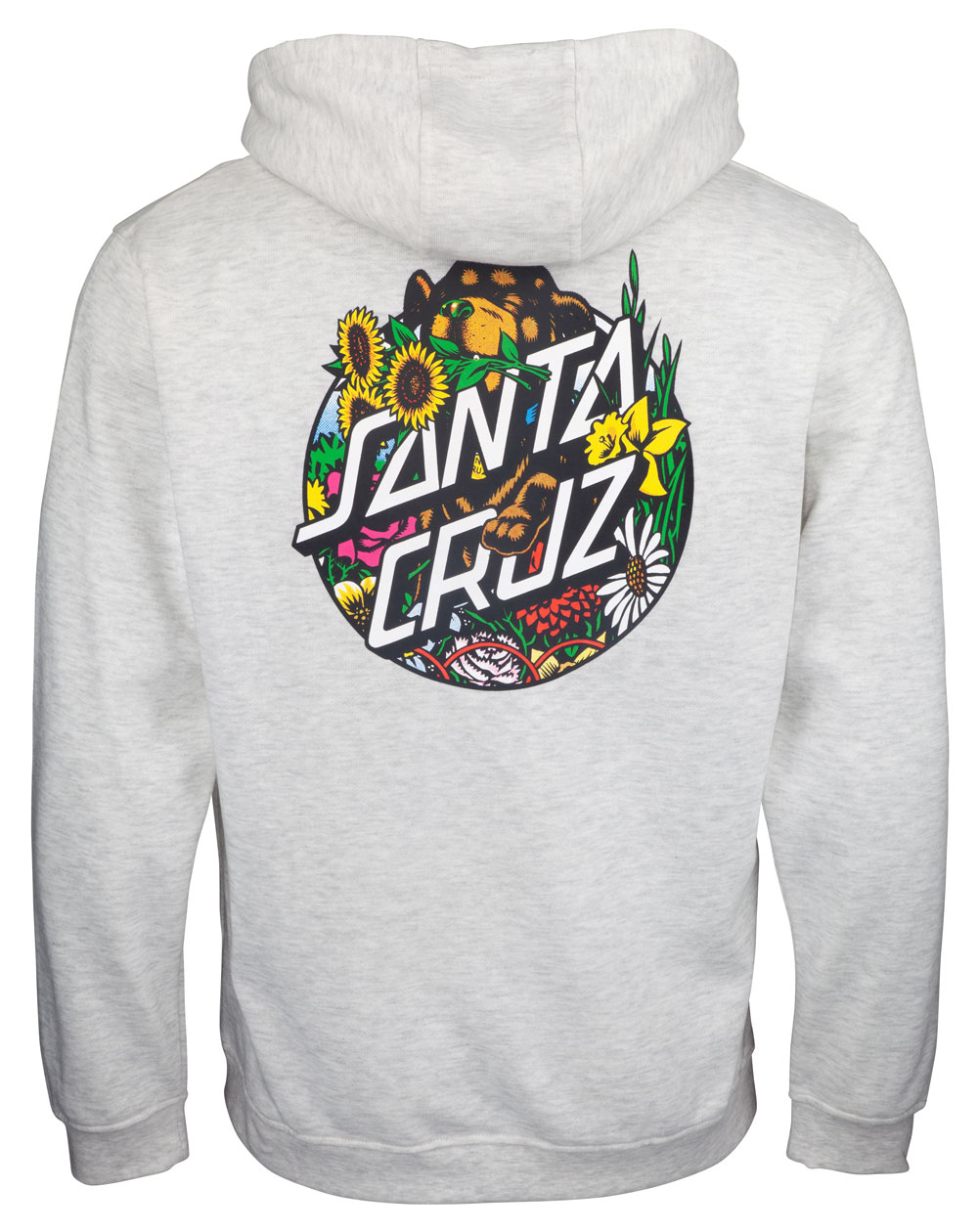 Santa Cruz Men's Hoodie Dressen Pup Dot Athletic Heather