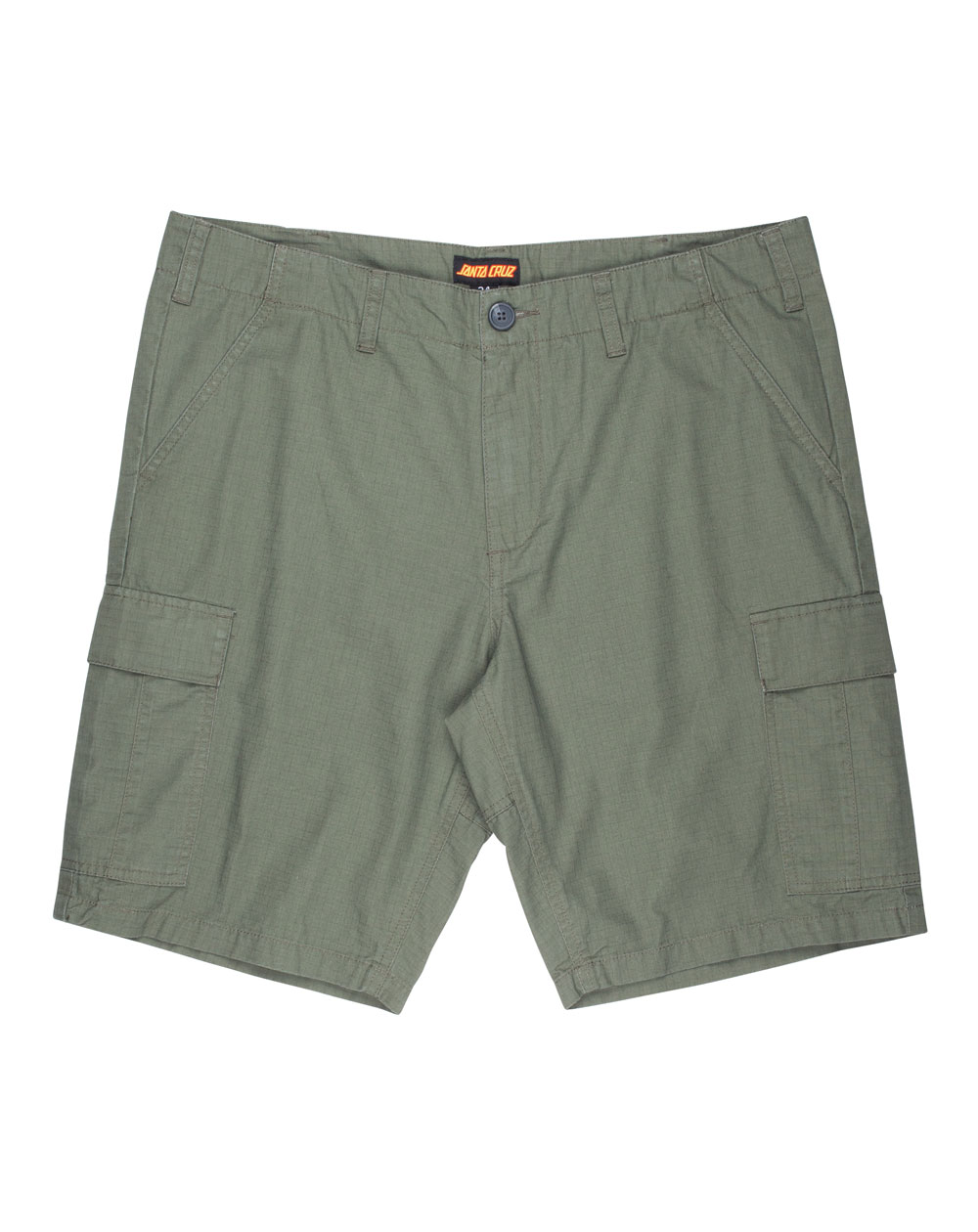 Santa Cruz Defeat Workshort Shorts para Hombre Military Green