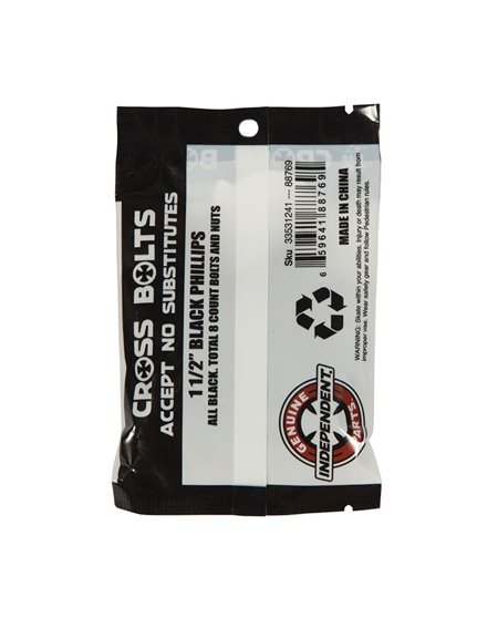 Independent Genuine Parts 1.50" Phillips Skateboard Montageset Black 2