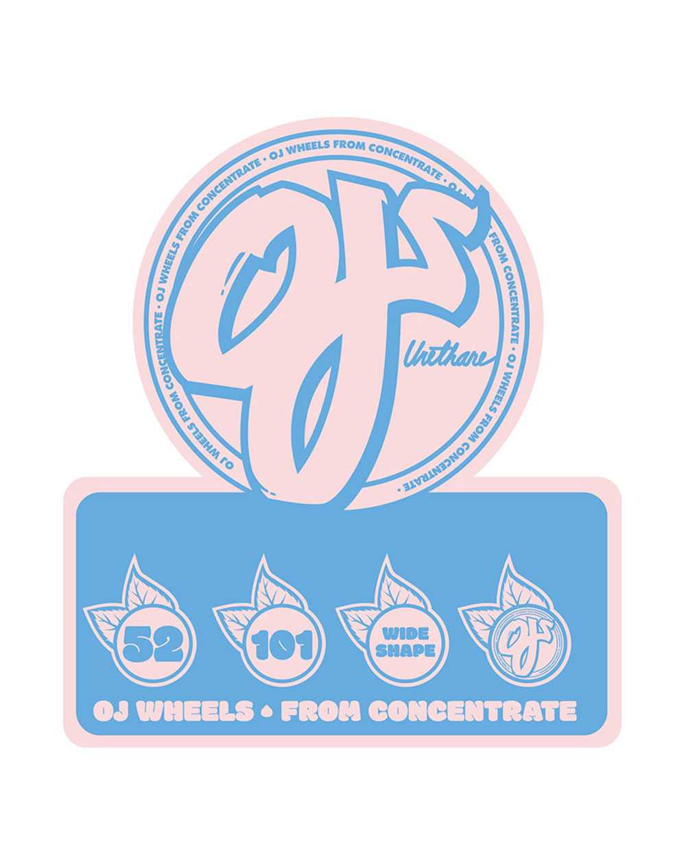 OJ Ruedas Skateboard From Concentrate Hardline 52mm 101A 4 piezas