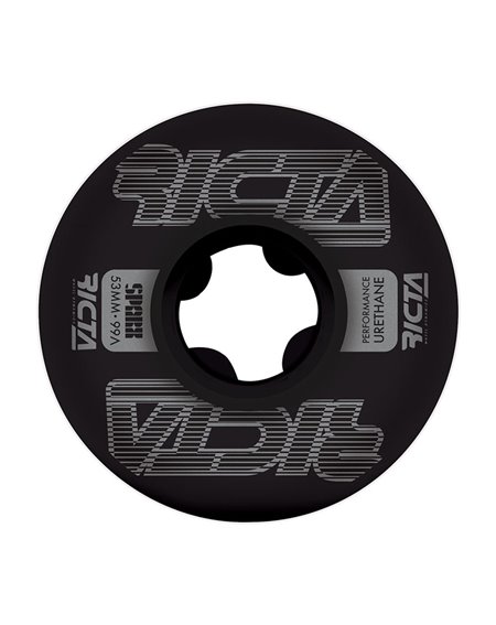Ricta Framework Sparx 53mm 99A Skateboard Wheels Black pack of 4