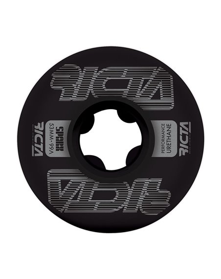 Ricta Framework Sparx 53mm 99A Skateboard Wheels Black pack of 4