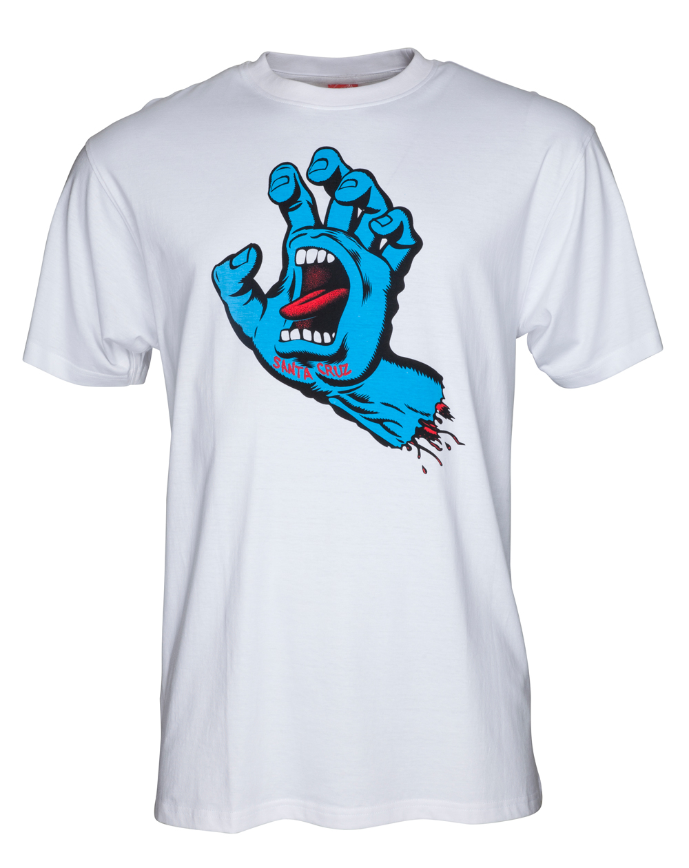 Santa Cruz Screaming Hand Camiseta para Hombre White