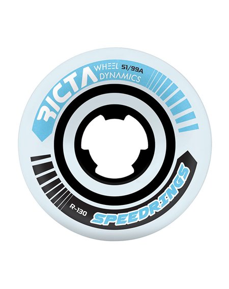 Ricta Speedrings Slim 51mm 99A Skateboard Wheels pack of 4