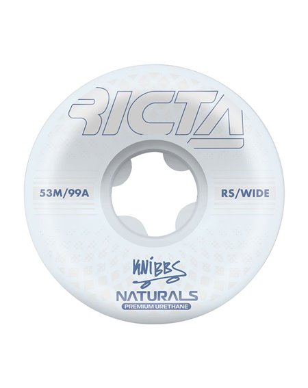Ricta Ruote Skateboard Knibbs Reflective Naturals Wide 53mm 99A 4 pz