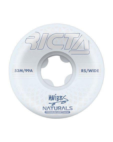 Ricta Knibbs Reflective Naturals Wide 53mm 99A Skateboard Wheels pack of 4