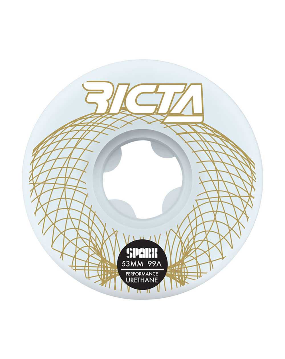 Ricta Rodas Skate Wireframe Sparx 53mm 99A 4 peças