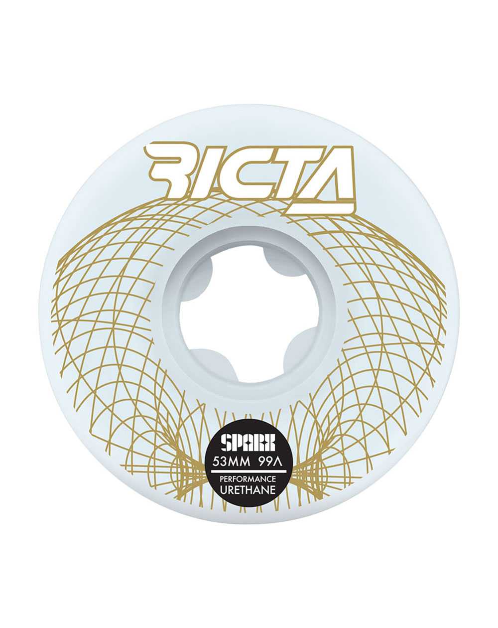 Ricta Rodas Skate Sparx (Wireframe) 53mm 99A 4 peças