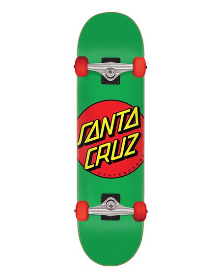 Santa Cruz Classic Dot Mid 7.8" Complete Skateboard Green