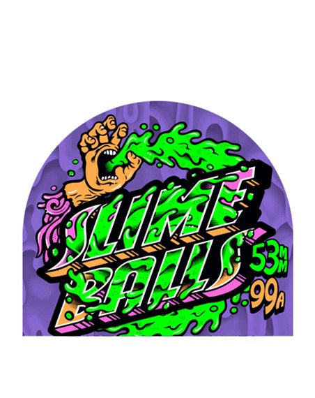 Slime Balls Ruote Skateboard Greetings Speed Balls 53mm 99A 4 pz