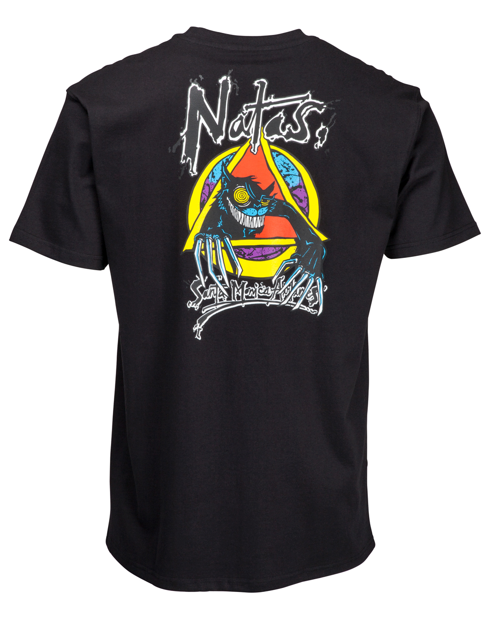 Santa Cruz OGSC Natas Evil Cat Camiseta para Hombre Black