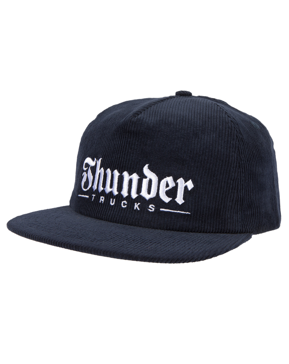 Thunder Men's 5 Panels Baseball Cap Script Navy