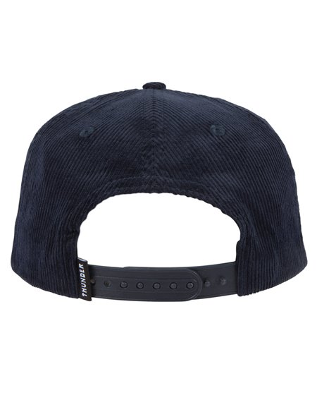 Thunder Men's 5 Panels Baseball Cap Script Navy 2