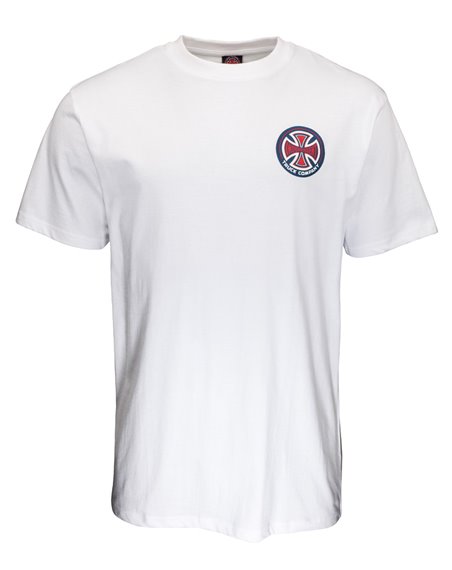 Independent 78 Cross T-Shirt Uomo White