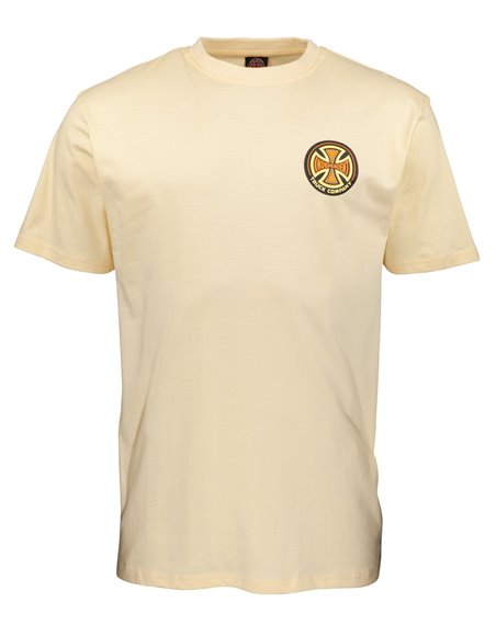 Independent 78 Cross Camiseta para Homem Cream