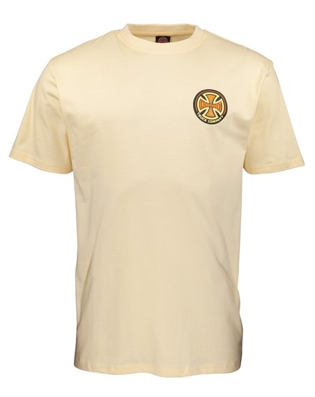 Independent 78 Cross T-Shirt Uomo Cream