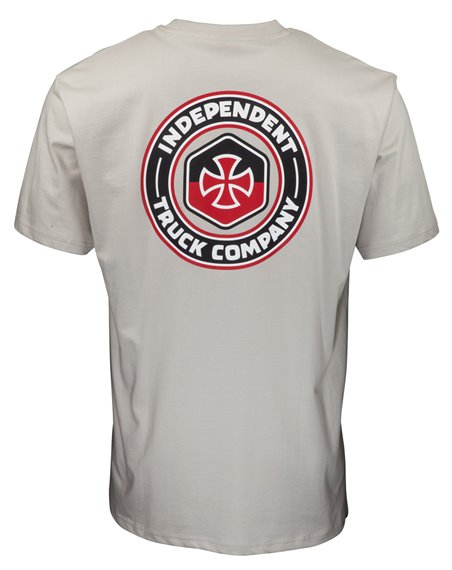 Independent Men's T-Shirt Blockade Silver