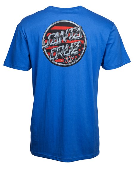 Santa Cruz Jessee V8 T-Shirt Homme Strong Blue