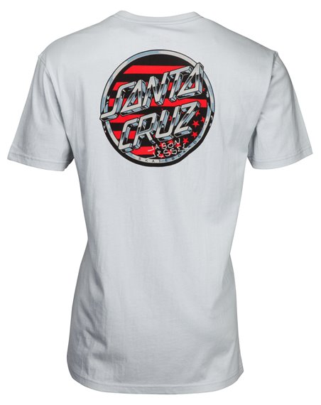 Santa Cruz Men's T-Shirt Jessee V8 Asphalt