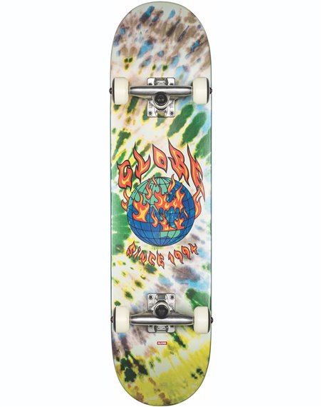 Globe G1 Ablaze 7.75" Complete Skateboard Tie Dye