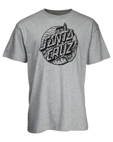 Santa Cruz Steamer Dot Camiseta para Hombre Dark Heather