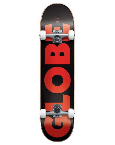 Globe G0 Fubar 7.75" Complete Skateboard Black/Red