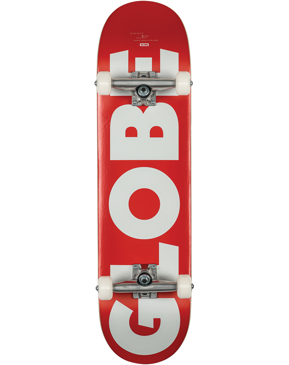 Globe G0 Fubar 8.25" Complete Skateboard Red/White