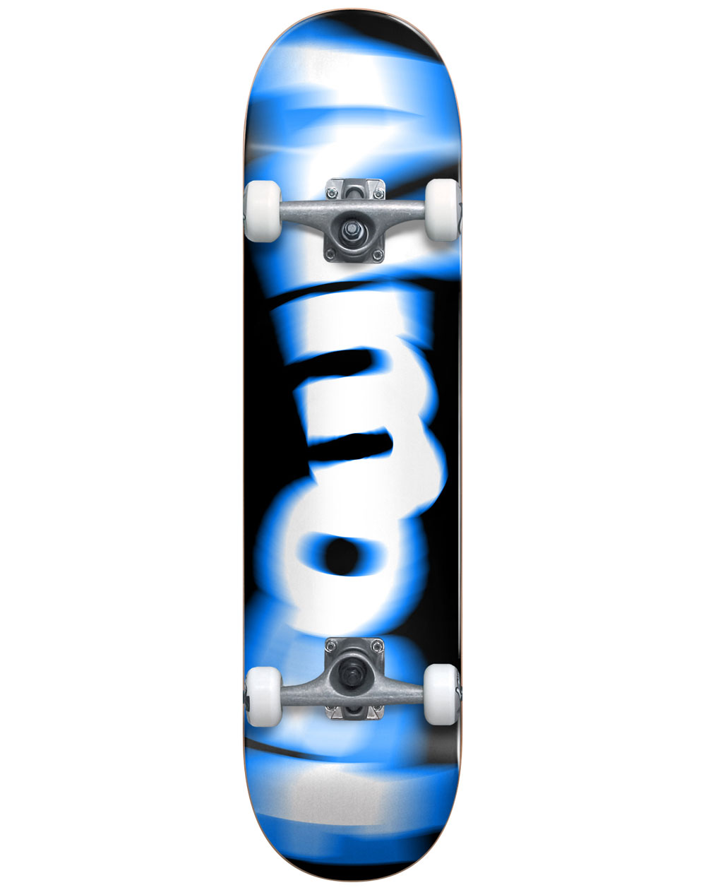 Almost Skateboards Spin Blur 7.625" Complete Skateboard Blue