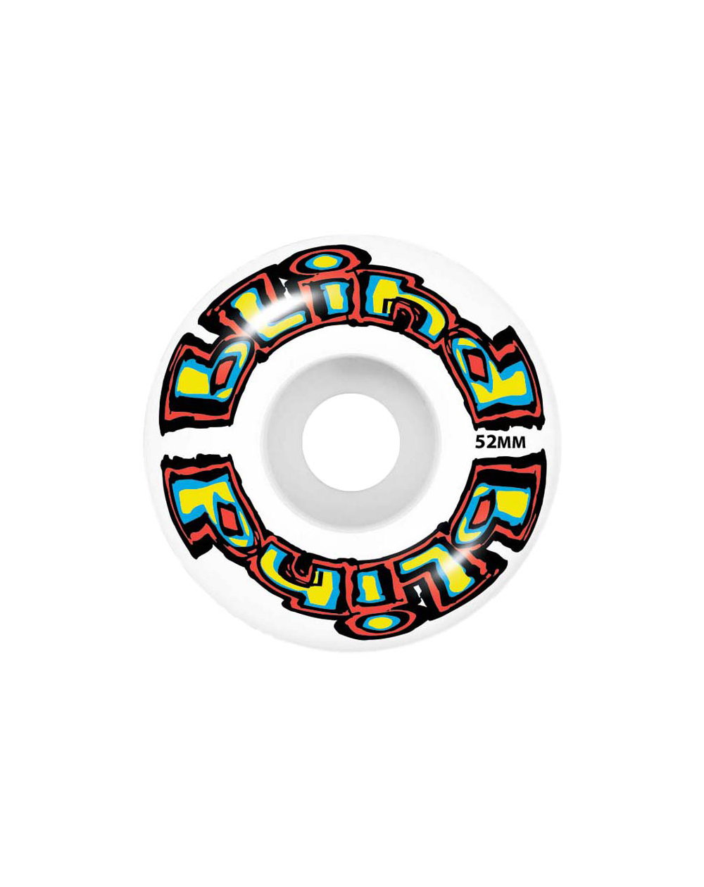 Blind Skateboard Logo Glitch 7.875" Green/Yellow