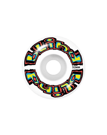 Blind Logo Glitch 7.875" Komplett-Skateboard Green/Yellow