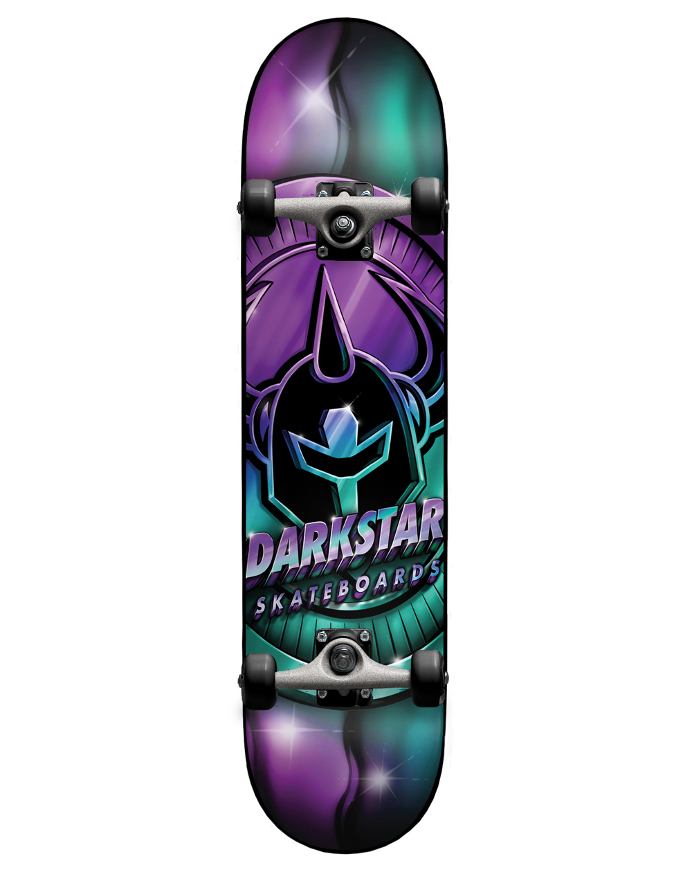 Darkstar Anodize 8" Complete Skateboard Aqua/Purple