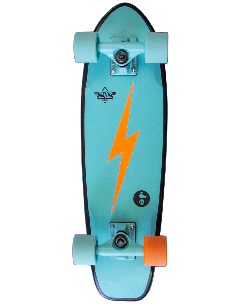 Dusters Skate Cruiser Bird Bolt 25" Teal