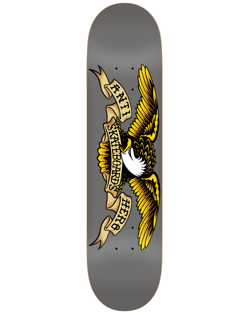 Anti Hero Tabla Skateboard Classic Eagle 8.25" Grey