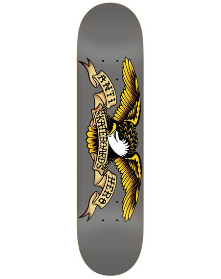 Anti Hero Classic Eagle 8.25" Skateboard Deck Grey