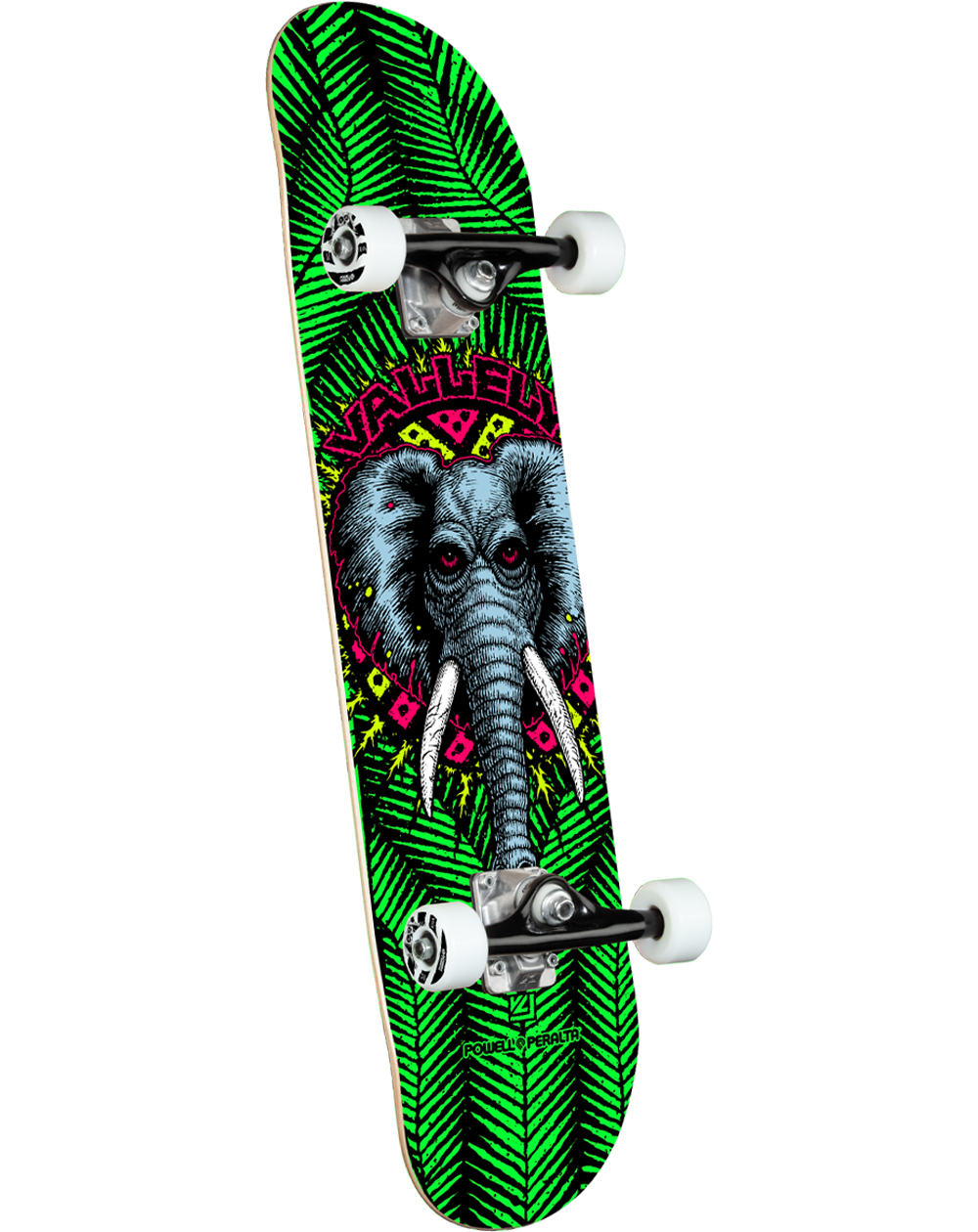 Powell Peralta Skateboard Vallely Elephant 8" Green