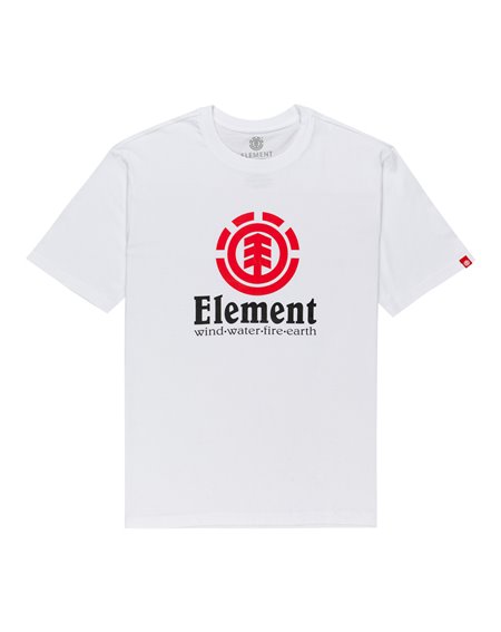 Element Vertical Camiseta para Homem Optic White