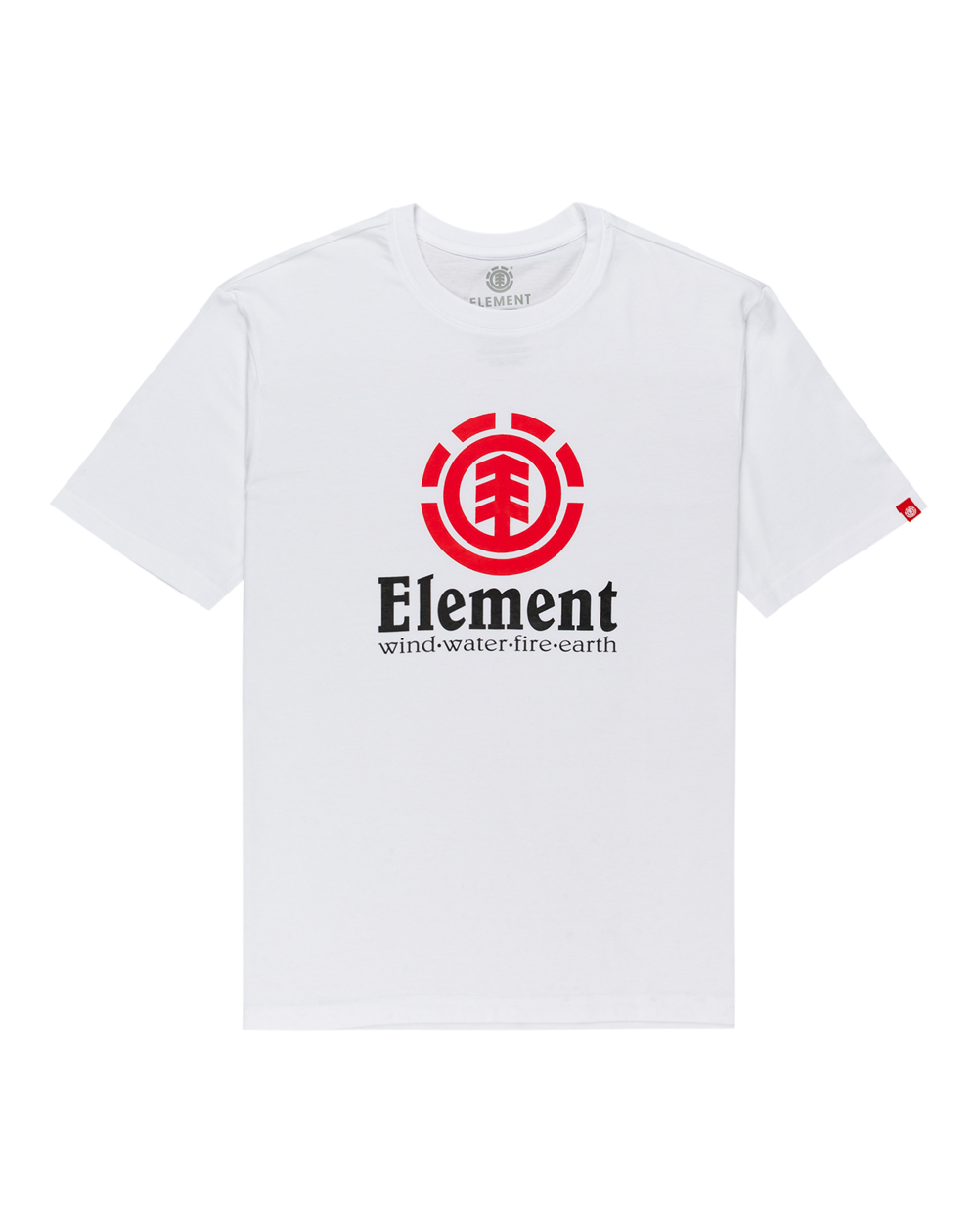 Element Herren T-Shirt Vertical Optic White