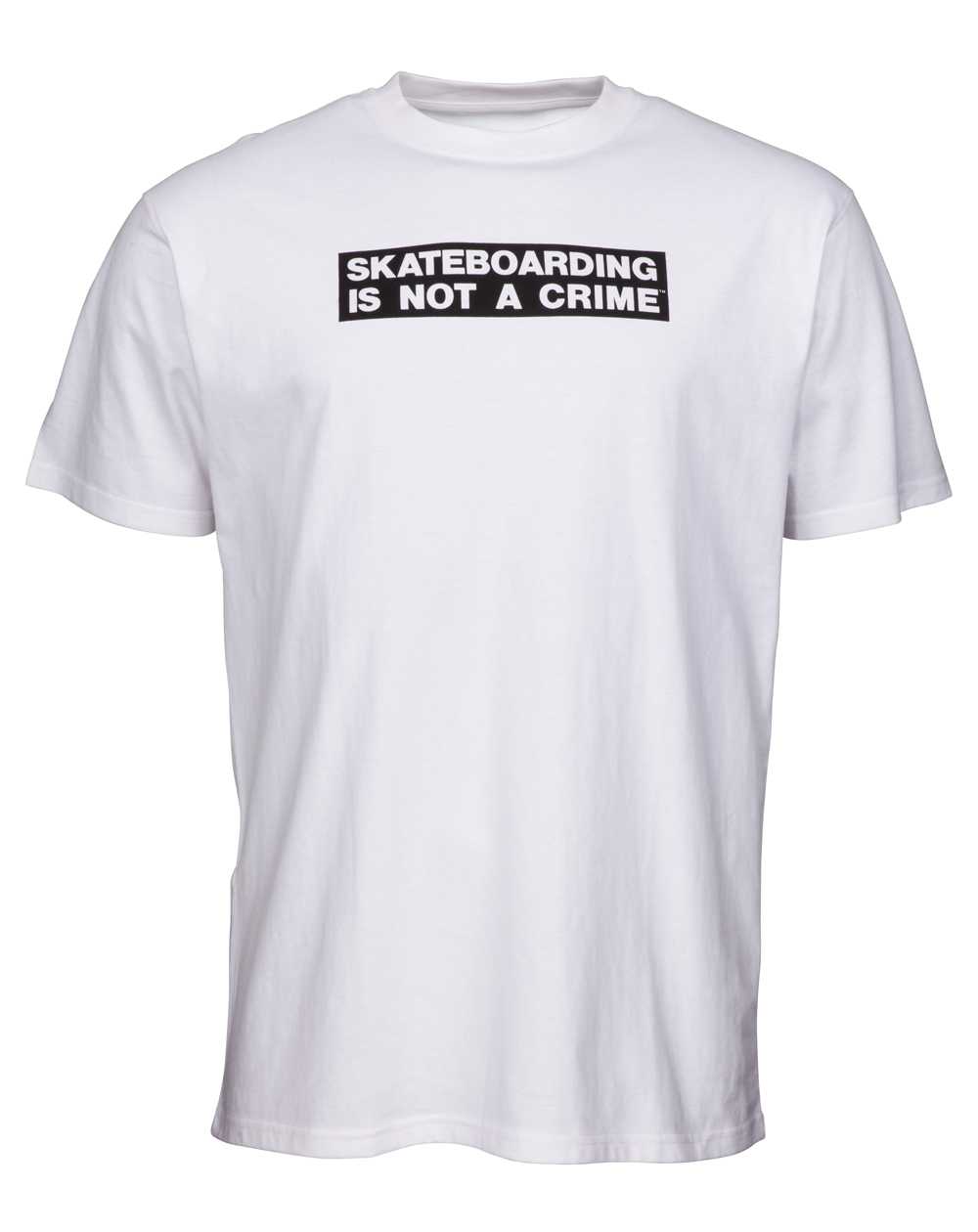 Santa Cruz Not a Crime Camiseta para Homem White