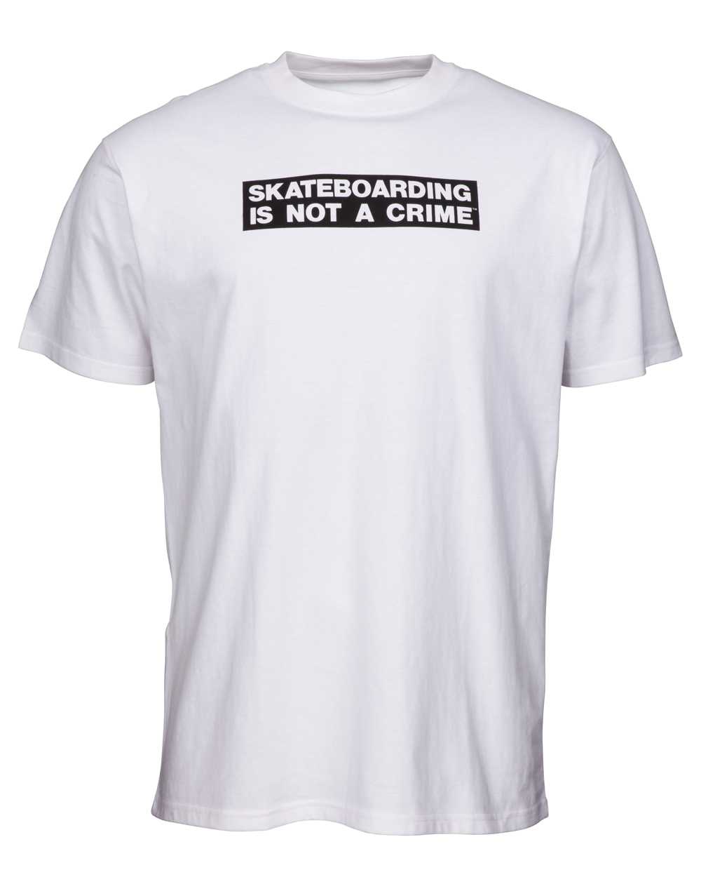 Santa Cruz Not a Crime T-Shirt Uomo White