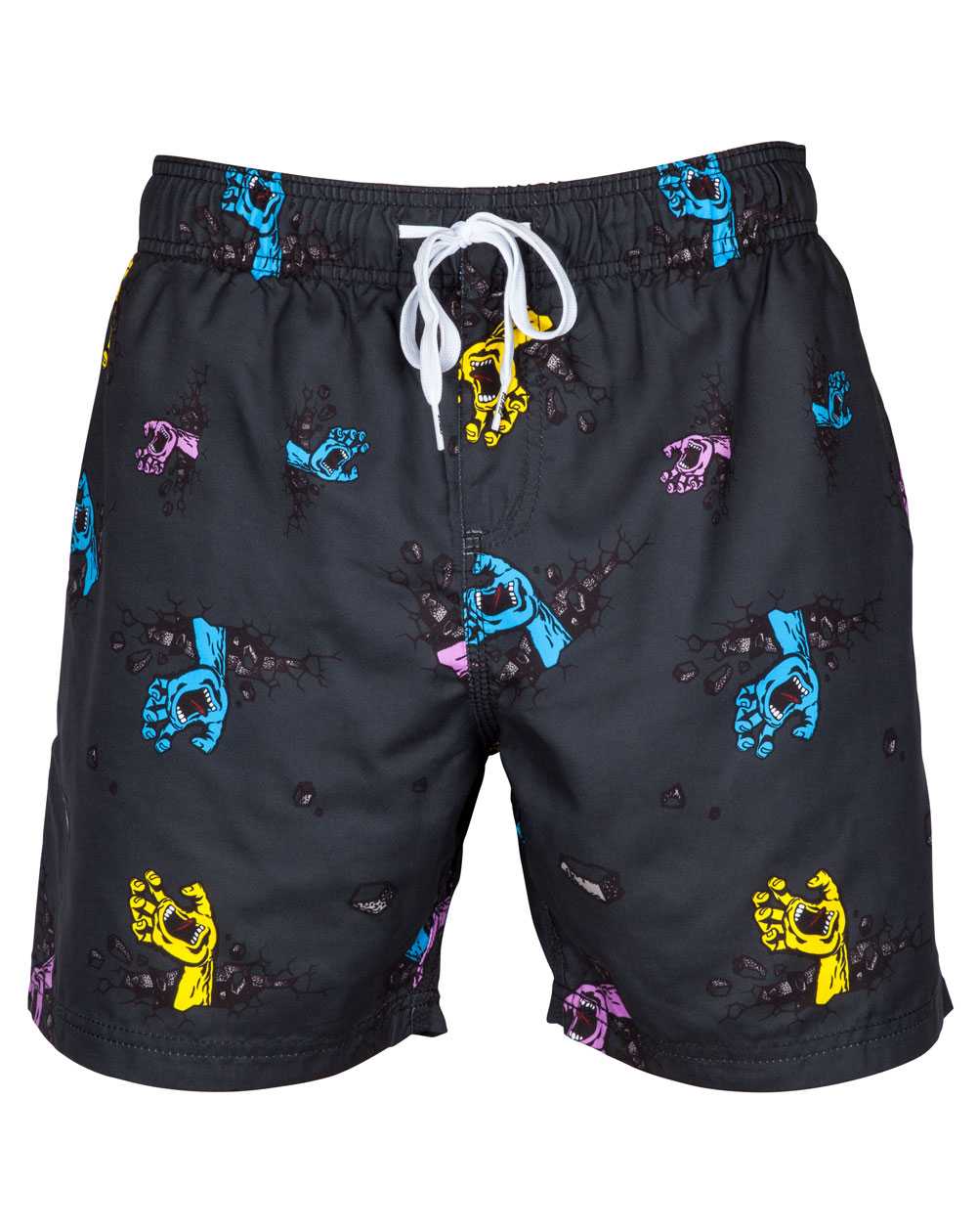 Santa Cruz Wall Hand Boardshort para Homem Black