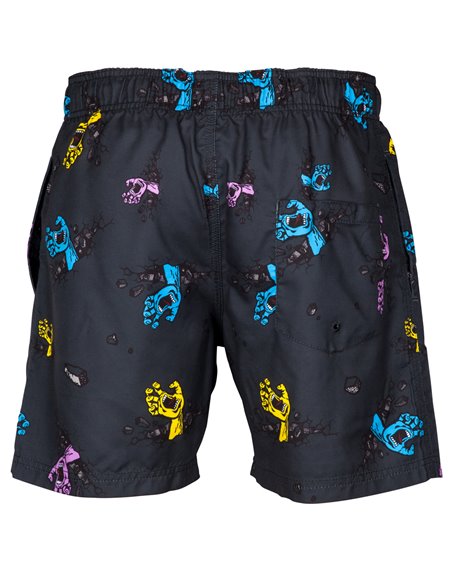 Santa Cruz Wall Hand Shorts da Surf Uomo Black