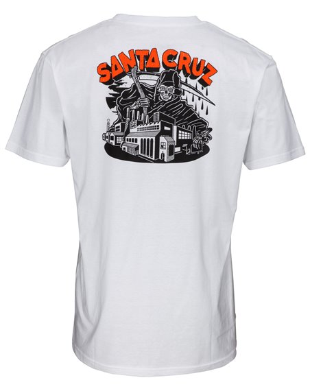 Santa Cruz Men's T-Shirt Fate Factory White