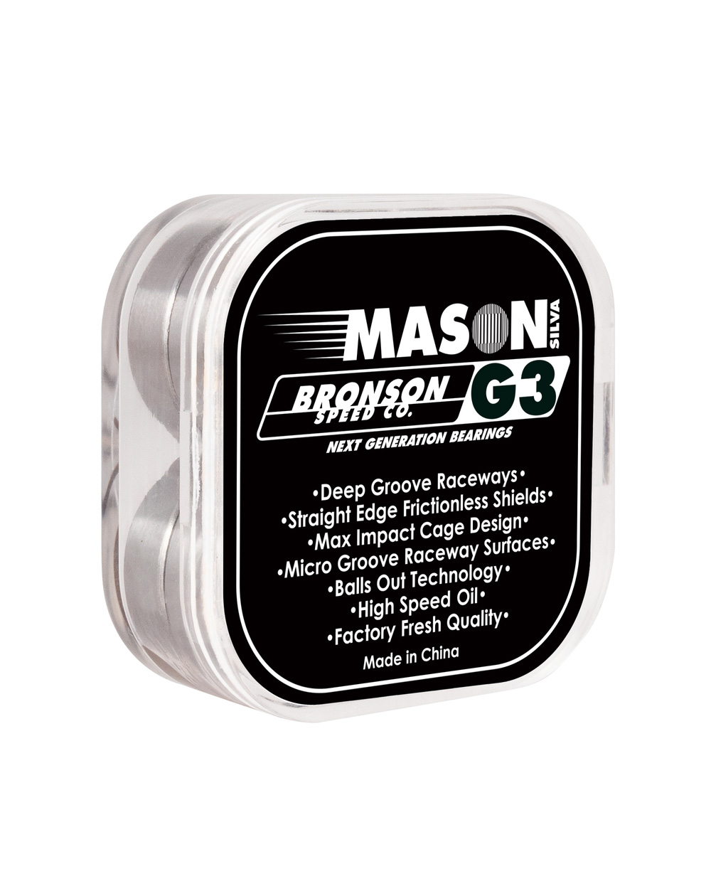 Bronson Speed Co. Cuscinetti Skateboard G3 Pro Mason Silva