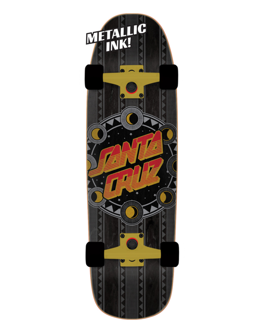 Santa Cruz Skateboard Cruiser Phase Dot Shaped 32.26"