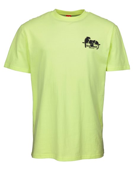 Santa Cruz Men's T-Shirt Natas Panther Limelight