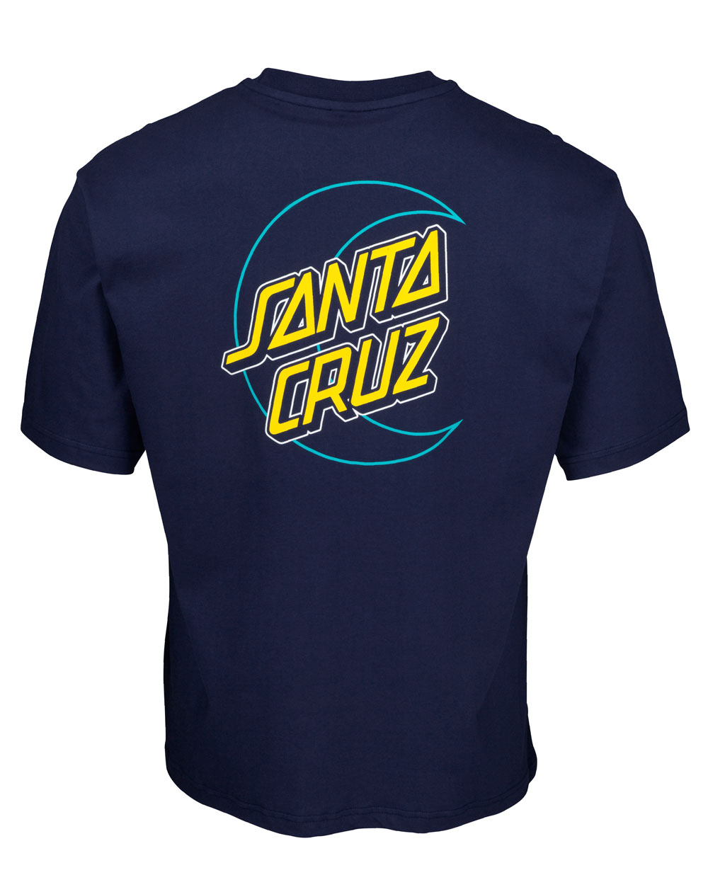 Santa Cruz Empty Moon Dot Camiseta para Homem Dark Navy