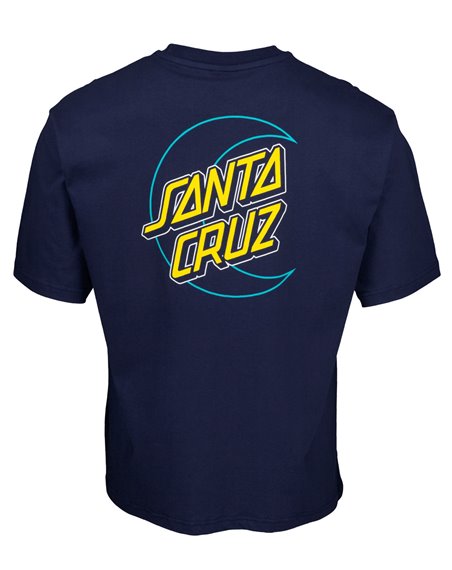 Santa Cruz Empty Moon Dot T-Shirt Uomo Dark Navy