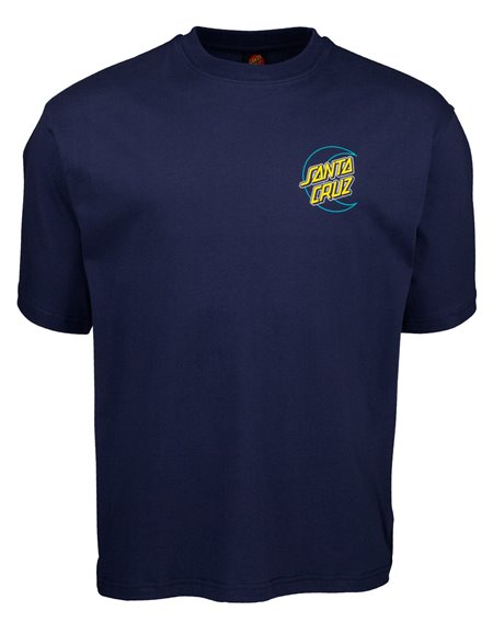 Santa Cruz Empty Moon Dot T-Shirt Homme Dark Navy 2